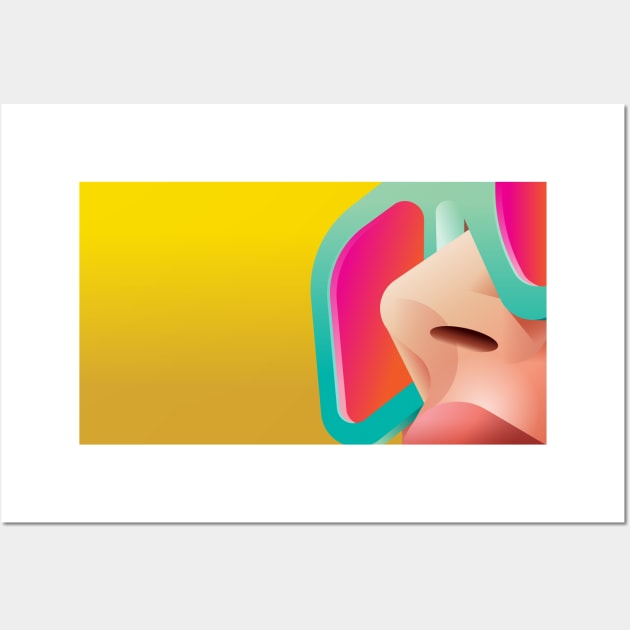 Sunglasses Wall Art by Santillan